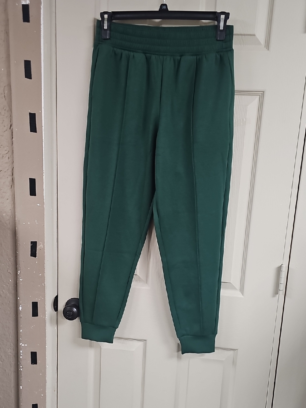 Forest Green Knit Jogger Pants